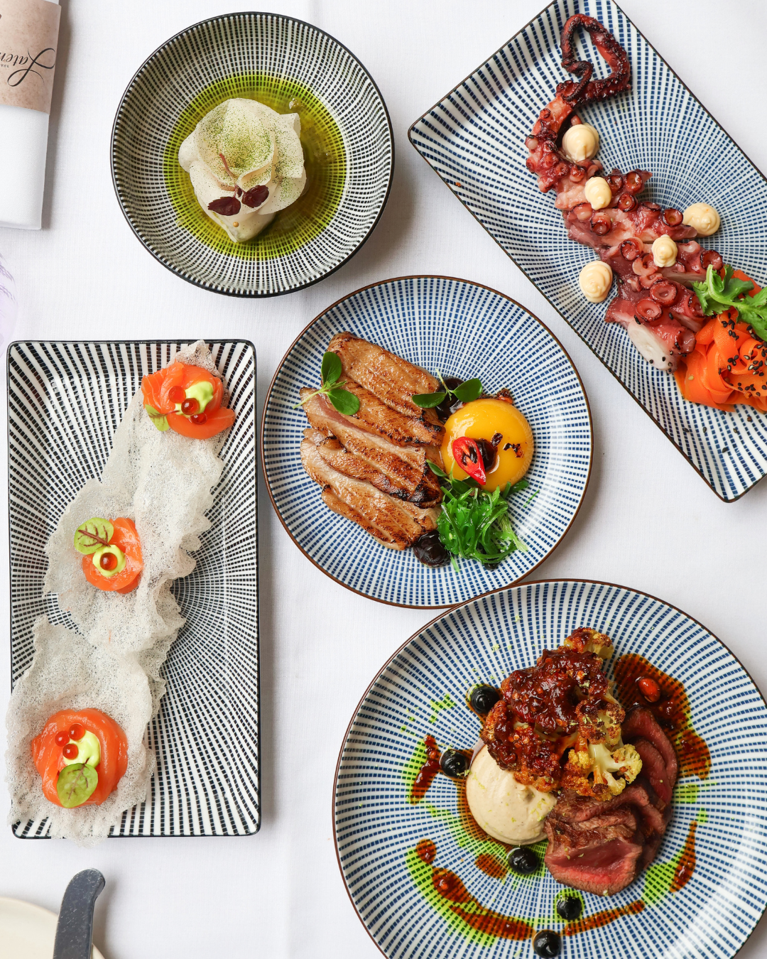 Verse gerechten uit de Omakase, voor ieder wat.